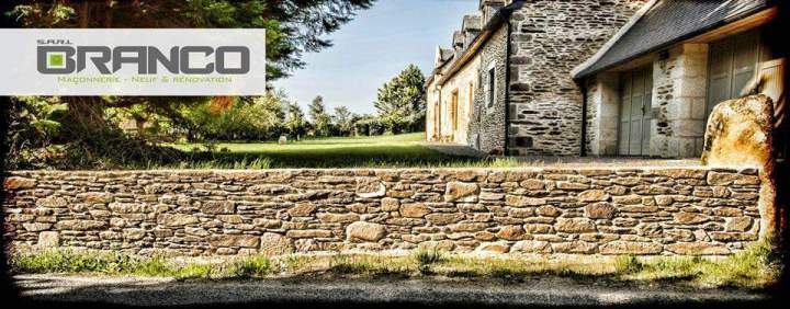 Création de muret en pierre Brest